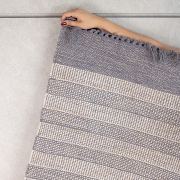 Tapete / Passadeira Indiano Kilim Mallani 100% Algodão Dupla Face 60cm x 1,80m