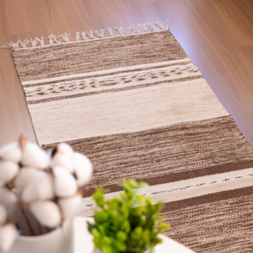 Tapete / Passadeira Indiano Kilim Raipur 100% Algodão 60cm x 1,80m