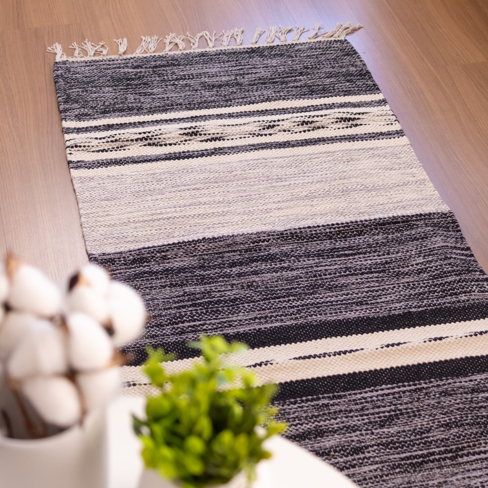Tapete / Passadeira Indiano Kilim Raipur 100% Algodão 60cm x 1,80m