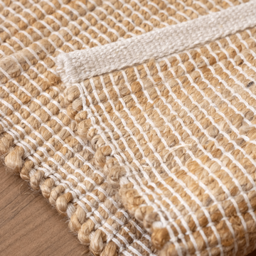 Tapete Passadeira Juta Natural Smirna 60cm x 90cm