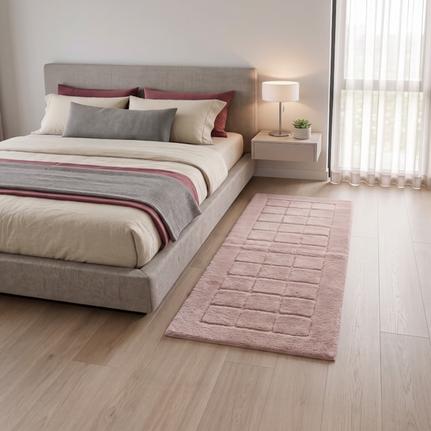 Tapete / Passadeira Kacyumara Persia 100% Algodão Antiderrapante 60cm x 1,60m