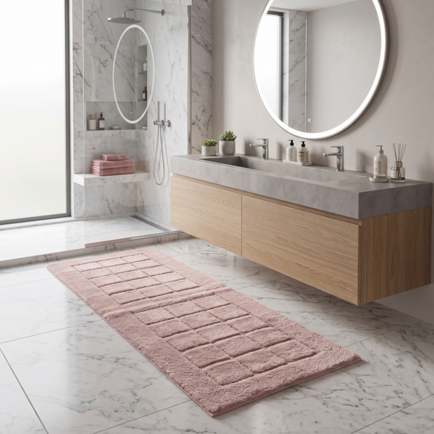 Tapete / Passadeira Kacyumara Persia 100% Algodão Antiderrapante 60cm x 1,60m