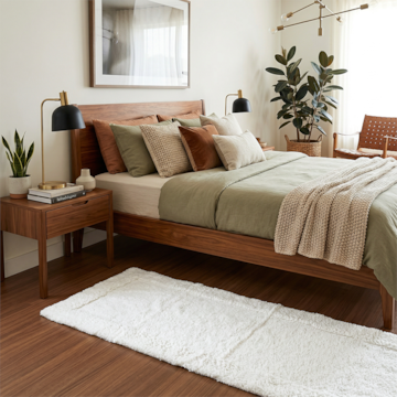 Tapete / Passadeira Kacyumara Riade 100% Algodão Antiderrapante 60cm x 1,60m