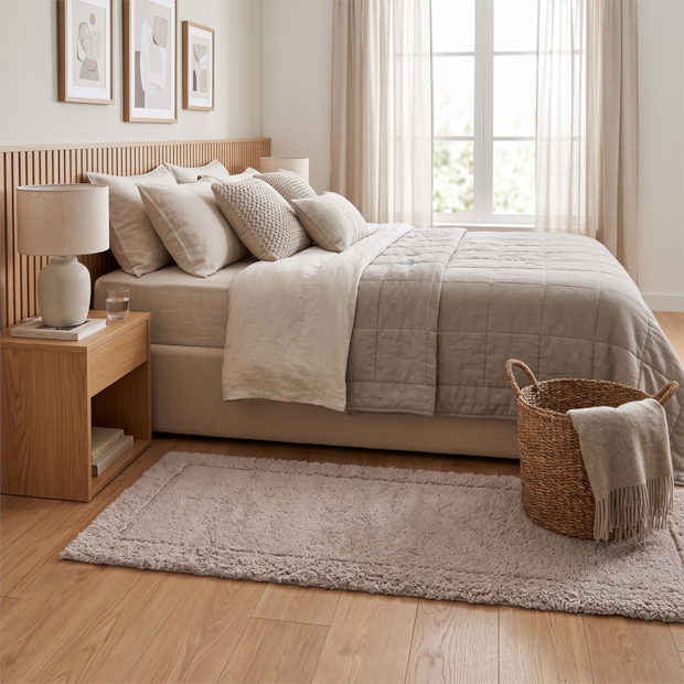 Tapete / Passadeira Kacyumara Riade 100% Algodão Antiderrapante 60cm x 1,60m