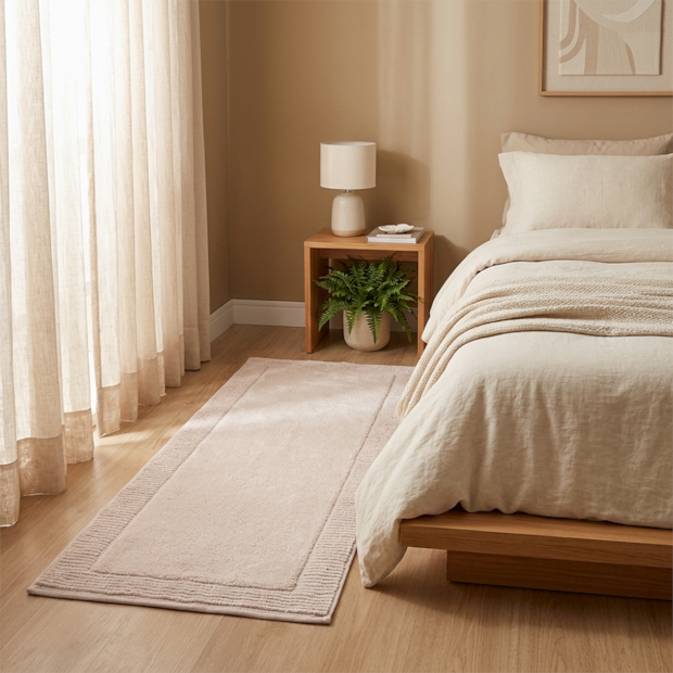 Tapete / Passadeira Kacyumara Suez 100% Algodão Antiderrapante 60cm x 1,60m