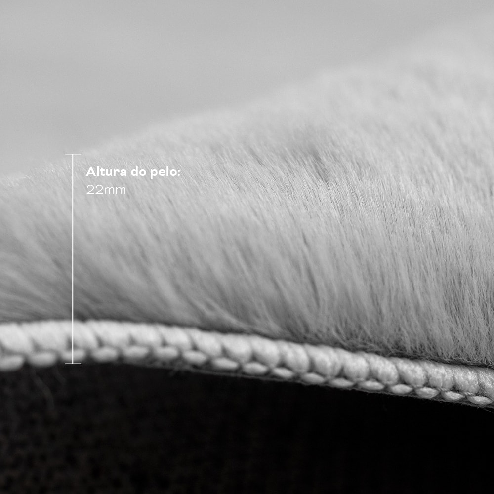 Tapete Passadeira para Quarto Wabby Antiderrapante 60cm x 1,80m