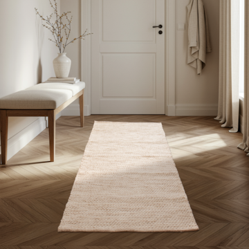 Tapete / Passadeira Patna Lã Natural 60cm x 1,80m