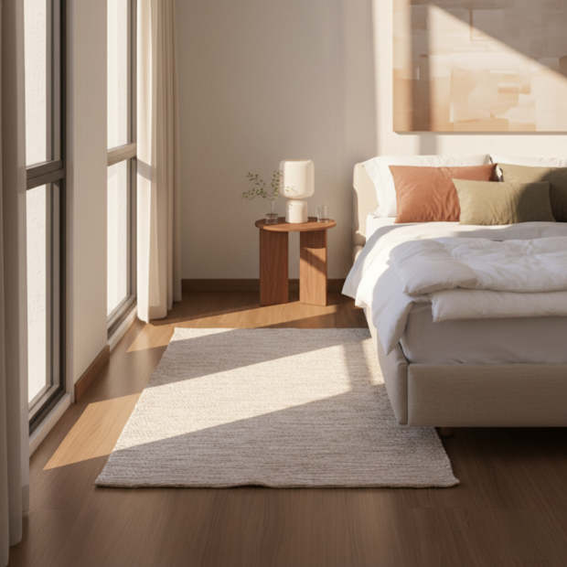 Tapete Rústico Patna Lã Natural 1,00m x 1,50m