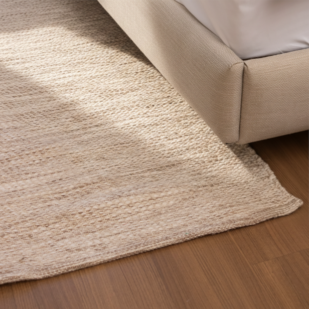 Tapete Rústico Patna Lã Natural 1,00m x 1,50m