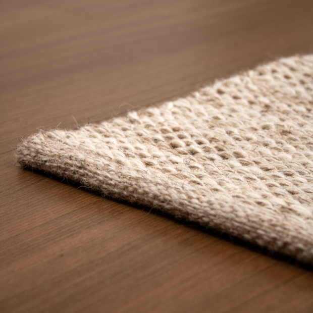 Tapete Rústico Patna Lã Natural 1,00m x 1,50m Gramatura: 1.740 g/m²