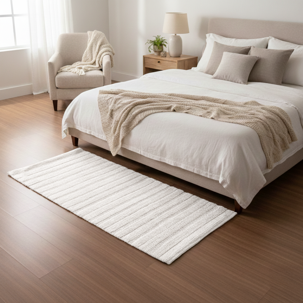 Tapete Serena 100% Algodão 60cm x 1,20m - Gramatura: 1800g/m²