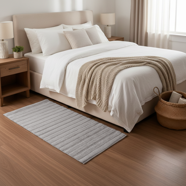 Tapete Serena 100% Algodão 60cm x 1,20m - Gramatura: 1800g/m²