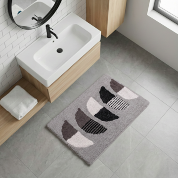 Tapete Trendy 100% Algodão 50cm x 70cm - Gramatura: 1800g/m²