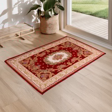 Tapete Tulipa Antiderrapante 90cm x 1,40m