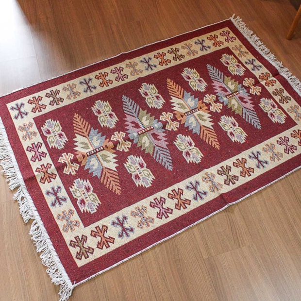 Tapete Turco Kilim Antep Dupla Face 1,00m x 1,40m