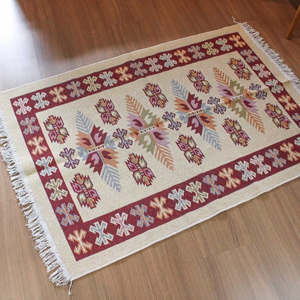 Tapete Turco Kilim Antep Dupla Face 1,00m x 1,40m
