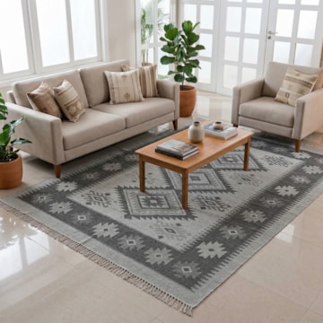 Tapete Turco Kilim Antep Dupla Face 1,40m x 2,00m