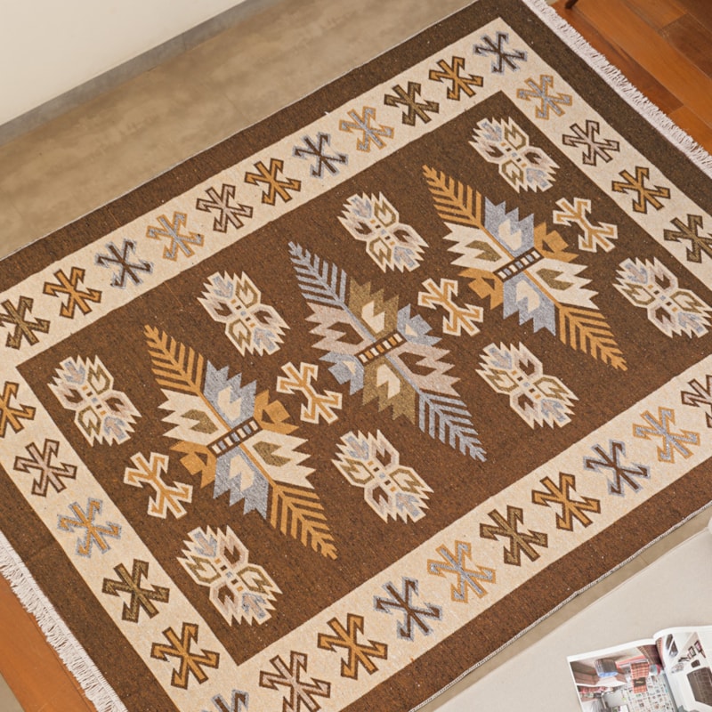 Tapete Turco Kilim Antep Dupla Face 2,00m x 2,50m