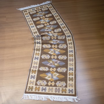 Tapete Turco Kilim Antep Dupla Face 60cm x 1,80m