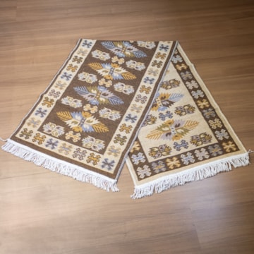 Tapete Turco Kilim Antep Dupla Face 60cm x 1,80m