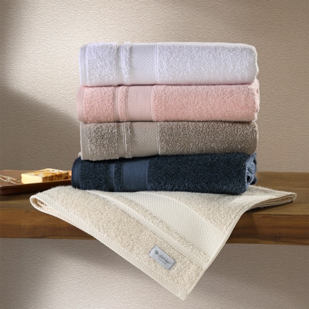Toalha Banhão Dohler Atlas Air Touch 100% Algodão Fio Penteado - Gramatura: 520g/m²