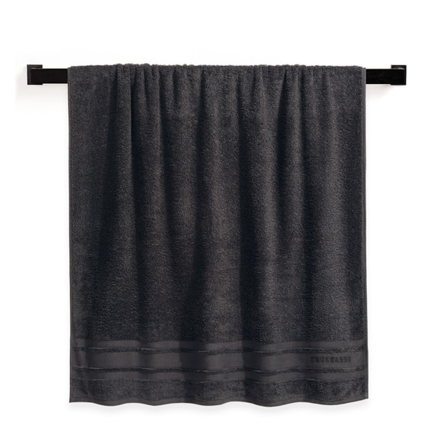 Toalha Banhão Trussardi Lecce Barra Bordada 100% Algodão Fio Penteado - Gramatura 500g/m²