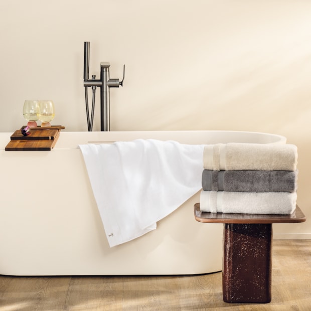 Toalha Banhão Trussardi Marini 100% Algodão - Gramatura: 500g/m²