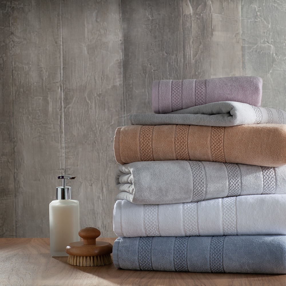 Toalha de Banho Buddemeyer Adam Jacquard Aveludada 100% Algodão - Gramatura: 430g/m²