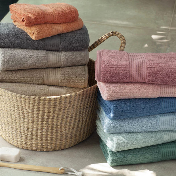 Toalha de Banho Buddemeyer Fio Penteado Canelado 100% Algodão - Gramatura: 480 g/m²