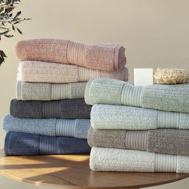 Toalha de Banho Buddemeyer Fio Penteado Canelado 100% Algodão - Gramatura: 480 g/m²