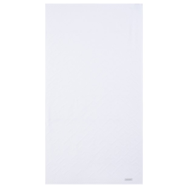 Toalha de Banho Buddemeyer Geo Jacquard Aveludada 100% Algodão - Gramatura: 420 g/m²