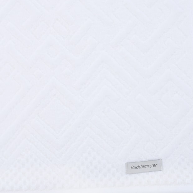 Toalha de Banho Buddemeyer Geo Jacquard Aveludada 100% Algodão - Gramatura: 420 g/m²