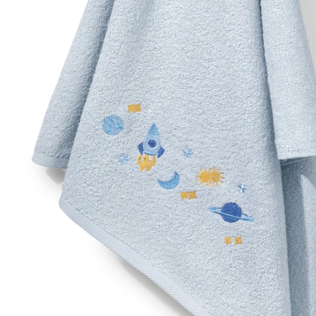 Toalha de Banho Infantil Dohler Encanto Bordada 100% Algodão - Gramatura: 400g/m²