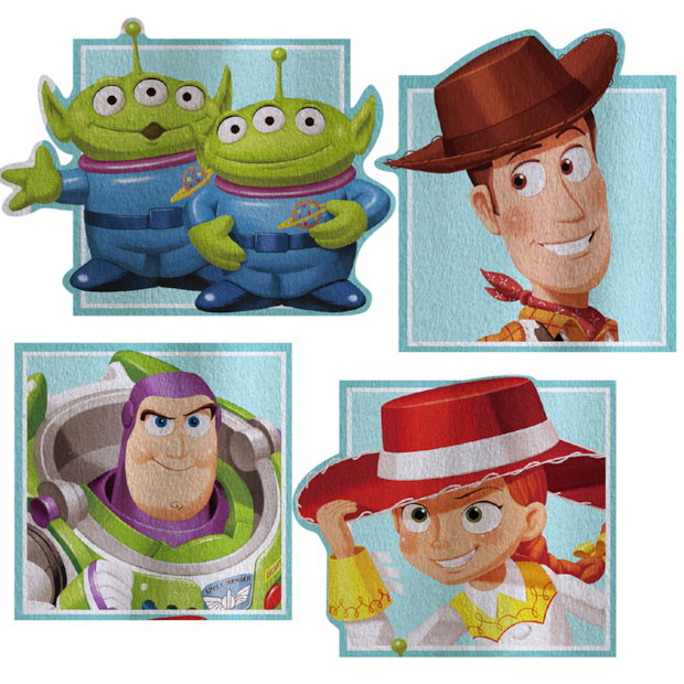 Toalha de Banho Infantil Dohler Toy Story Play All Day Aveludada 100% Algodão - Gramatura: 320g/m²