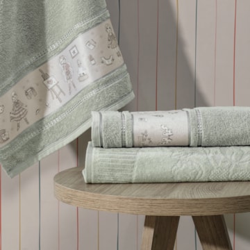 Toalha de Banho Infantil Karsten Bia - Gramatura: 380g/m²