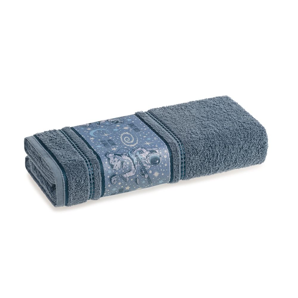 Toalha de Banho Infantil Karsten Espacial - Gramatura: 380g/m²