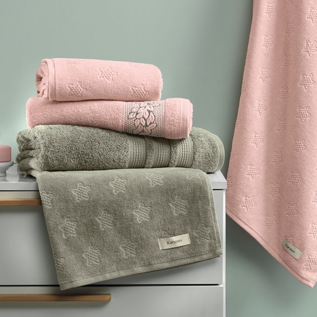 Toalha de Banho Infantil Karsten Estelar Jacquard Aveludada 100% Algodão - Gramatura: 380g/m²