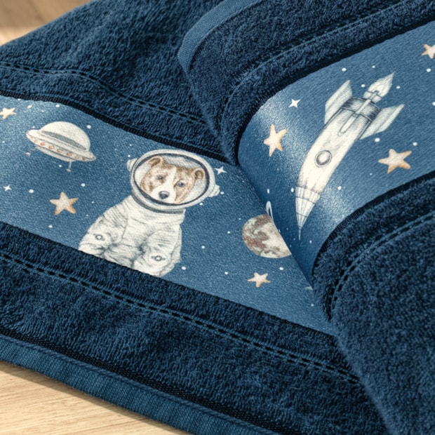 Toalha de Banho Infantil Karsten Lunar - Gramatura: 380g/m²