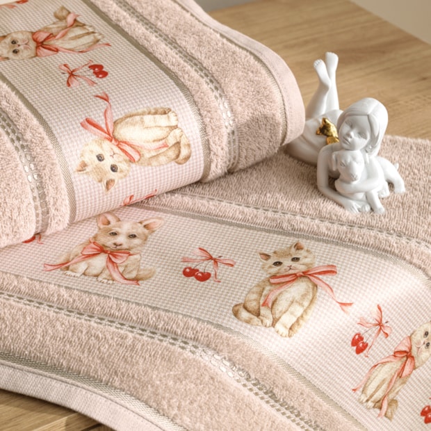 Toalha de Banho Infantil Karsten Pets - Gramatura: 380g/m²