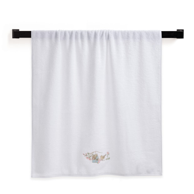 Toalha de Banho Infantil Trussardi Rifugio Bordada 100% Algodão - Gramatura: 440g/m²