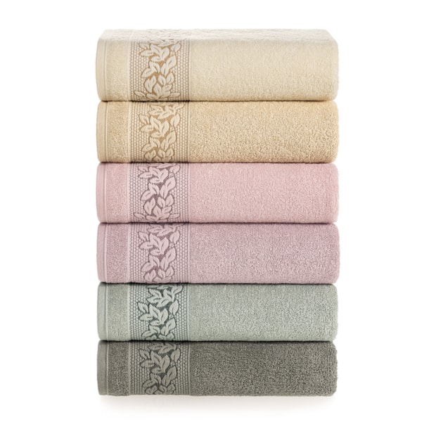Toalha de Banho Karsten Provence Jacquard - Gramatura: 420g/m²