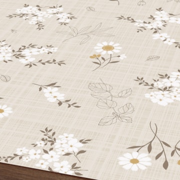 Toalha de Chá / Centro de Mesa Dohler Athenas Esmeralda 78cm x 78cm