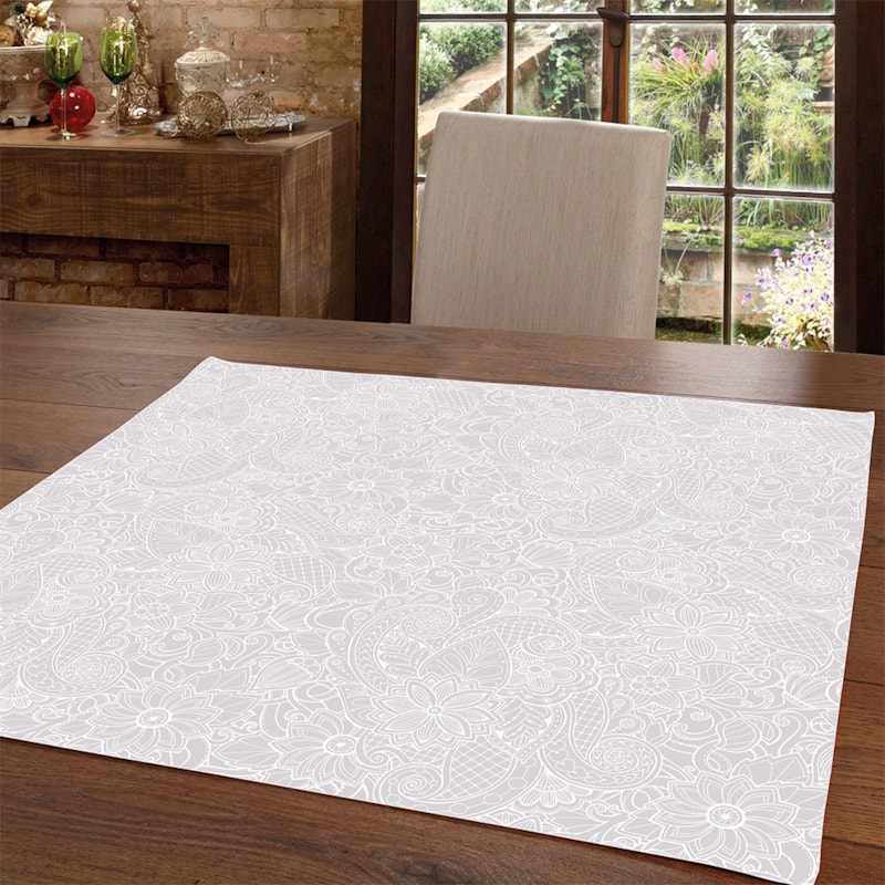 Toalha de Chá / Centro de Mesa Dohler Clean Athenas Edite 78cm x 78cm