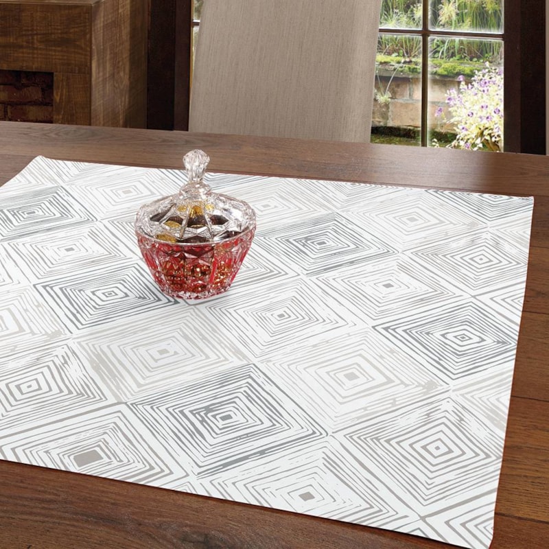 Toalha de Chá / Centro de Mesa Dohler Clean Athenas Martin 78cm x 78cm