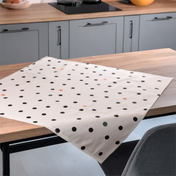 Toalha de Chá / Centro de Mesa Dohler Clean Athenas Menu 78cm x 78cm