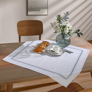Toalha de Chá / Centro de Mesa Dohler Clean Ciel 78cm x 78cm