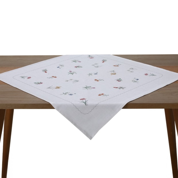 Toalha de Chá / Centro de Mesa Dohler Clean Diana 100% Algodão 78cm x 78cm