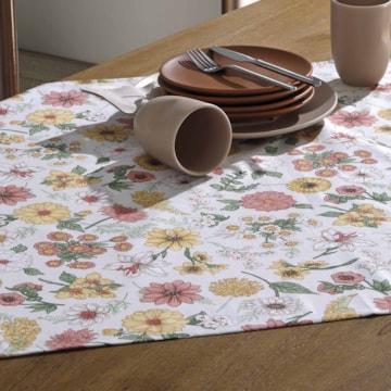 Toalha de Chá / Centro de Mesa Dohler Clean Elane 78cm x 78cm