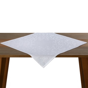 Toalha de Chá / Centro de Mesa Dohler Clean Jacquard Aurora 100% Algodão 74cm x 74cm