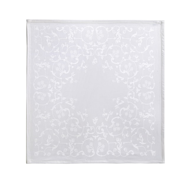 Toalha de Chá / Centro de Mesa Dohler Clean Jacquard Aurora 100% Algodão 74cm x 74cm